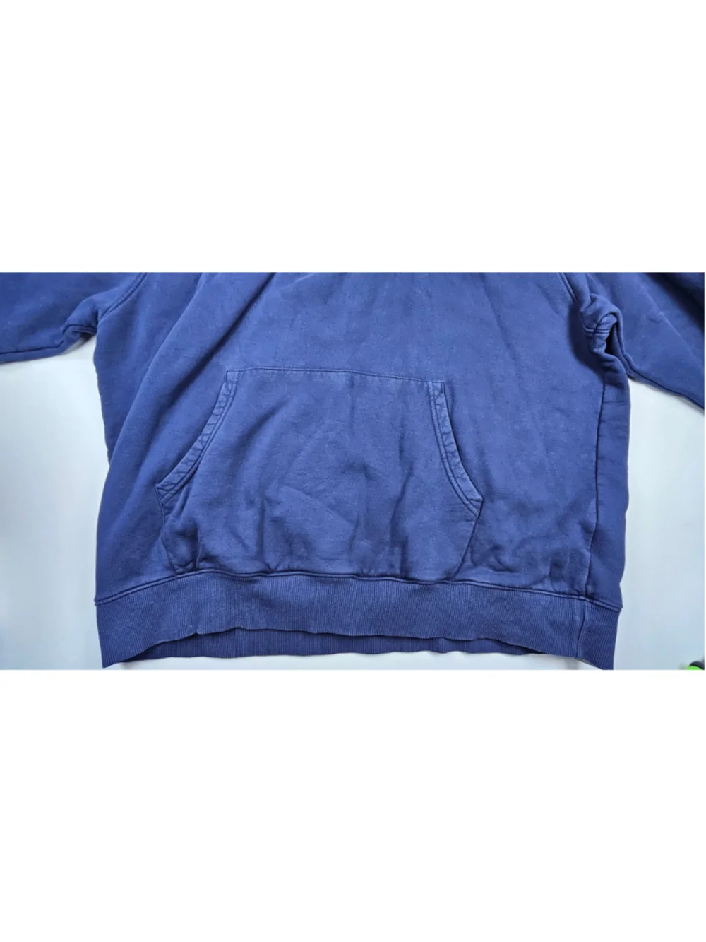The North Face Men’s Navy Blue Orange Lined Embroidered Logo Hoodie XL